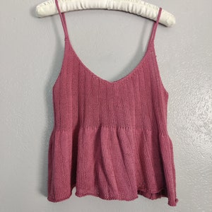 Knitting Pattern // All Frills Tank