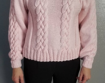 Knitting Pattern // Bulky Cable Sweater