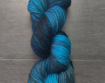 Hand-Dyed Yarn // Blue Nebula