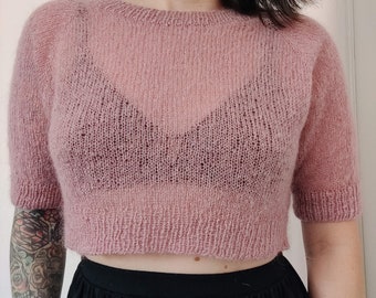 Knitting Pattern // Dare to Mohair Top