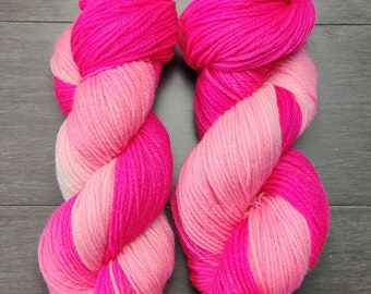 Hand-Dyed Yarn // Flamingo