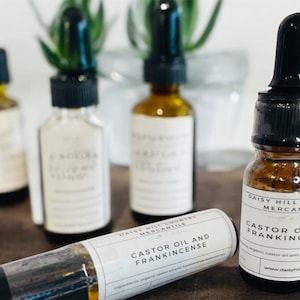 Castor Oil & Frankincense Roller or Dropper - 10ml