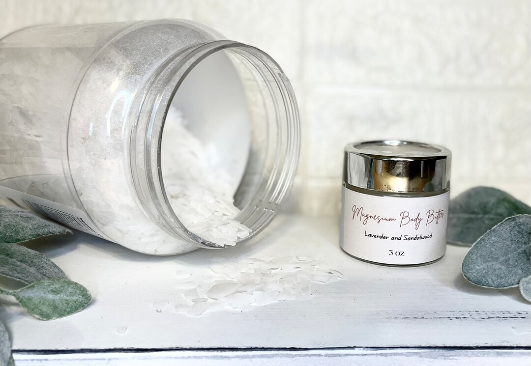 Magnesium Body Butter Shea Butter Magnesium Cream Butter Body Magnesium Lotion Etsy UK