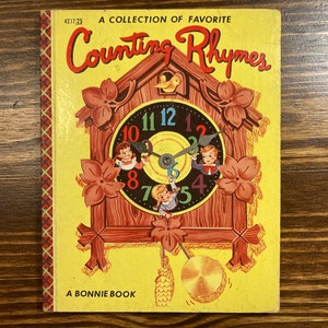 A Collection of Favorite Counting Rhymes, a Bonnie Book, Samuel Lowe Company, Hardcover Children's Book | 1950s