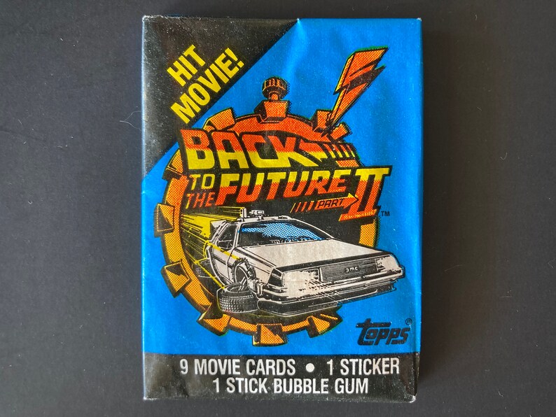 Back To The Future Part Ii Movie Vintage Topps Trading Card Etsy Ireland