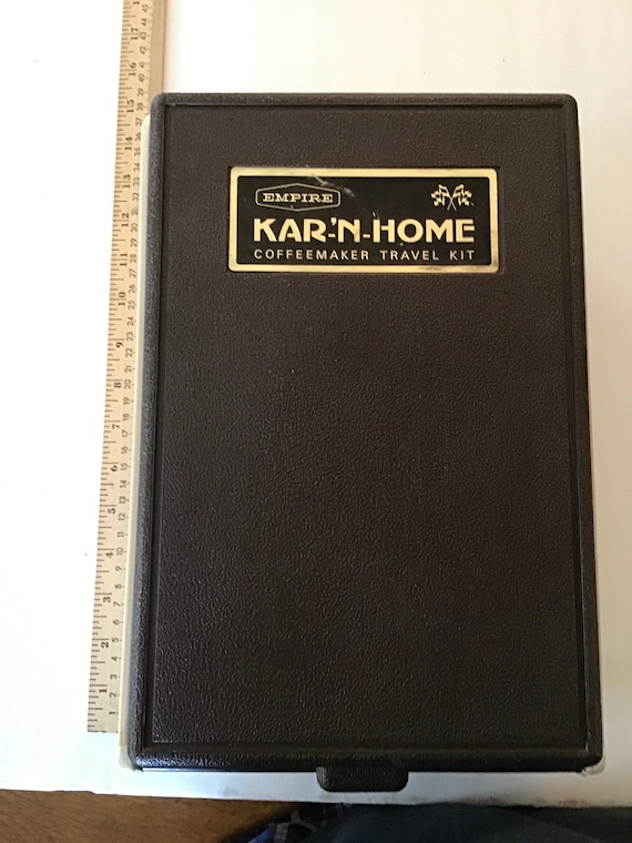 Vintage 1970's Empire Karnhome Coffee Maker Travel Kit Etsy