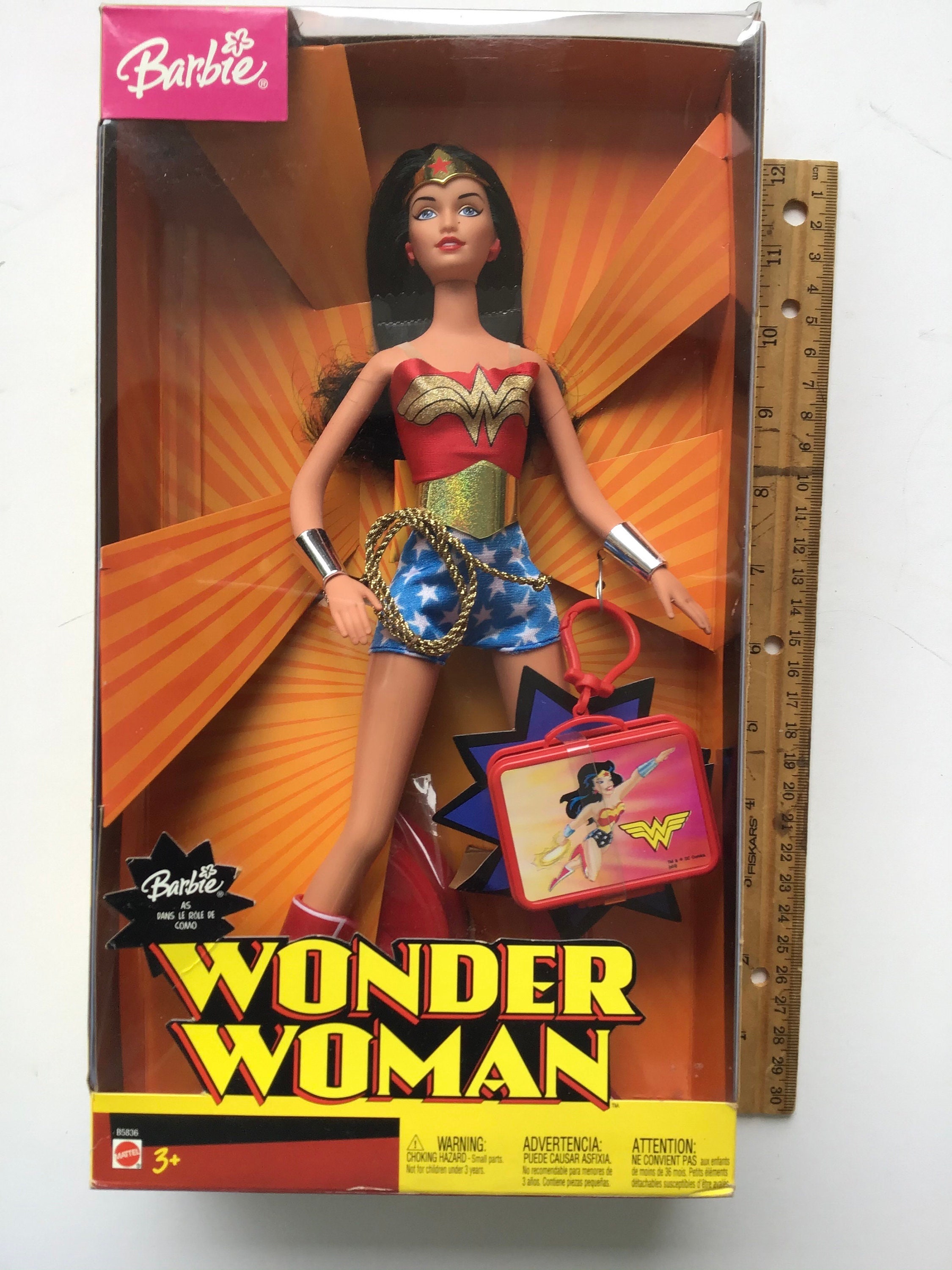 Zuidoost halsband plug 2003 Wonder Woman Barbie Mattel DC Comics in Original - Etsy