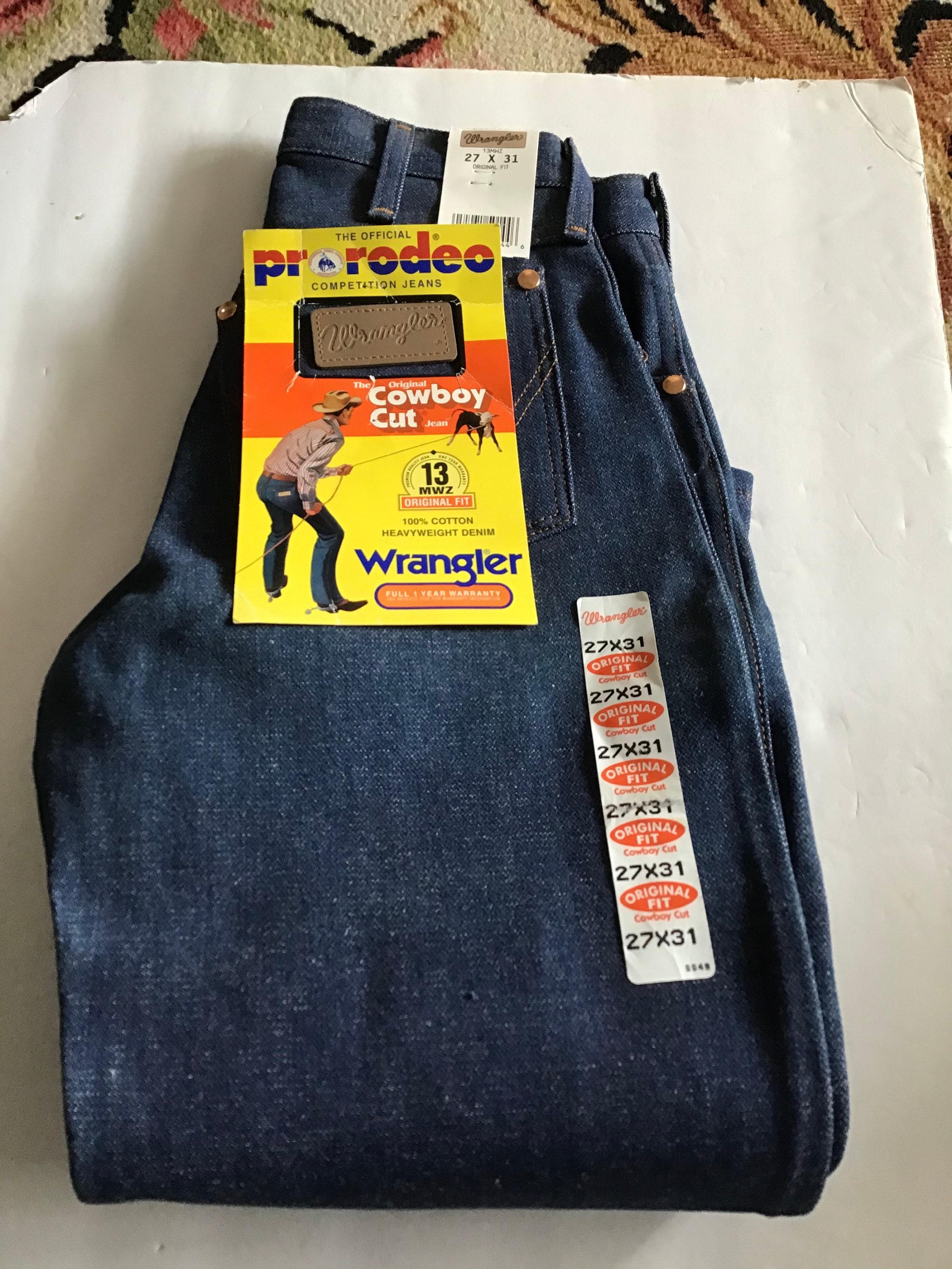 Never Worn Wrangler Jeans 13MWZ Denim Pro Rodeo the - Etsy