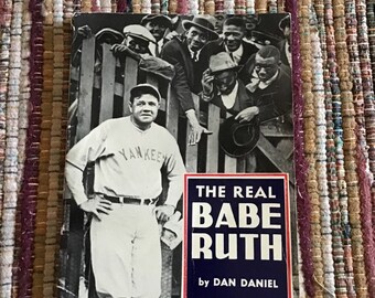 Soft covered book "The Real Babe Ruth", 1948, by Dan Danials. #2632