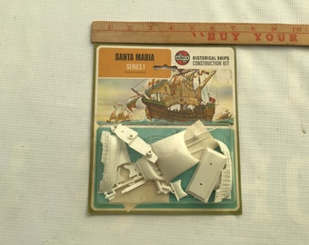 Vintage 1973 Airfix Santa Maria Historical Ships Construction kit. Code no. 01265-8 Series 1. Sealed. #1904