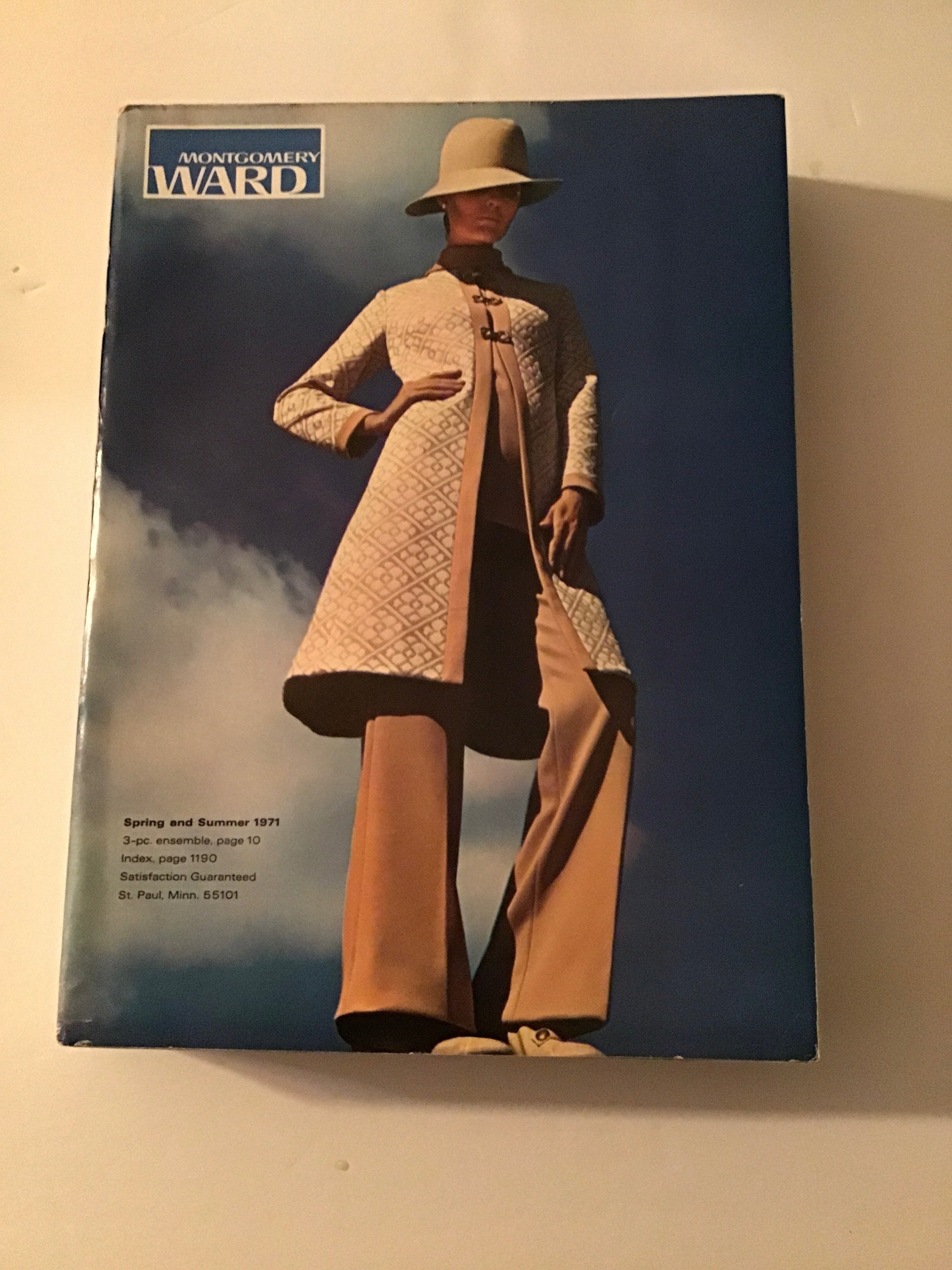1971 Montgomery Ward Spring and Summer catalog with original mailing