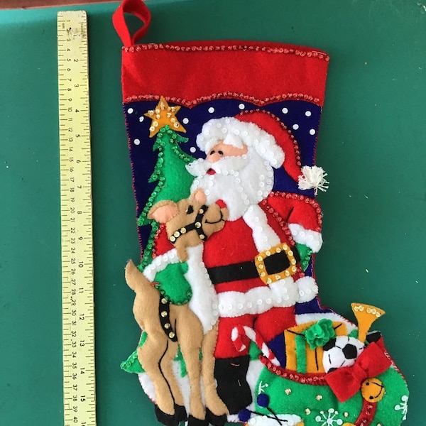 Felt Christmas Stocking Kits Etsy