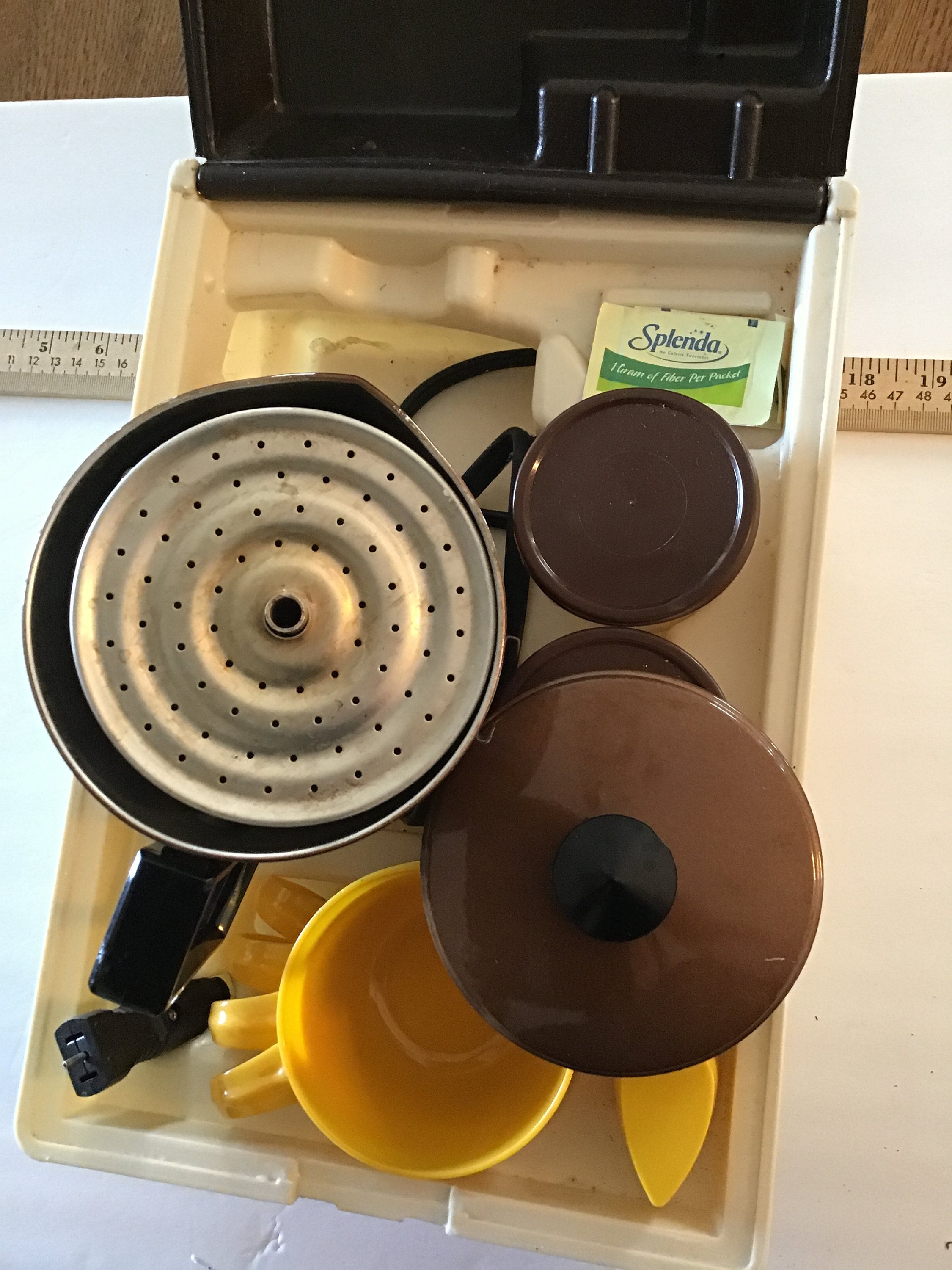 Vintage 1970's Empire Karnhome Coffee Maker Travel Kit Etsy