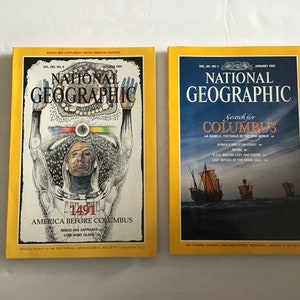 1992 National Geographic Magazine - Etsy