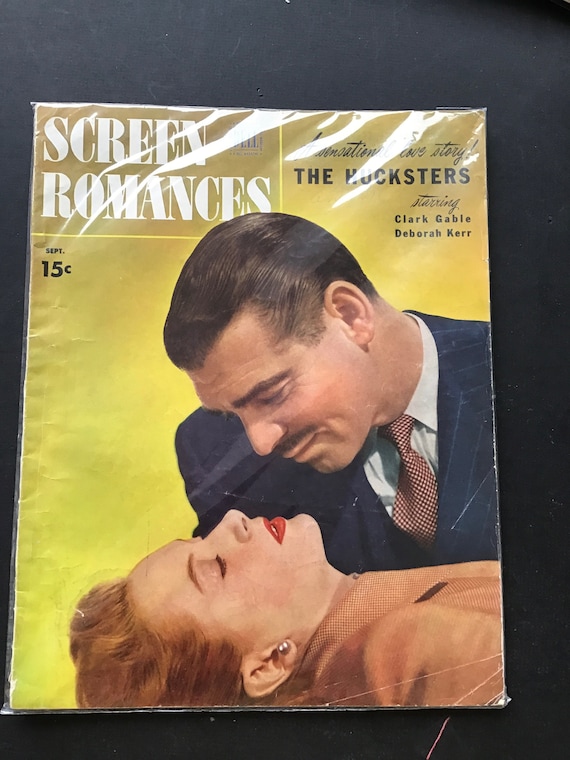 Vintage Screen Romances Magazine featuring Clark Etsy