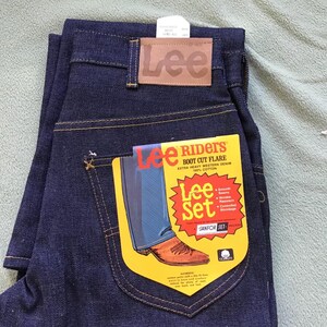 Vintage (NOS) 1960's Lee Riders Boot Cut Flare Jeans. Extra