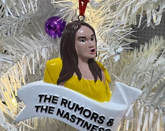 Bravo Real Housewives of Salt Lake City Meredith Marks “The Rumors and The Nastiness” Inspired Christmas Ornament