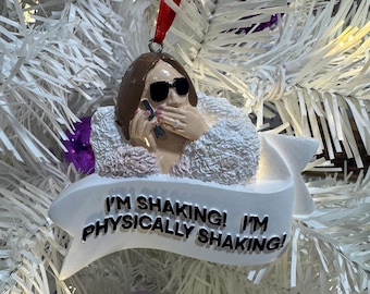 Bravo’s Real Housewives of Salt Lake City Lisa Barlow “I’m Shaking I’m Physically Shaking” Christmas Ornament