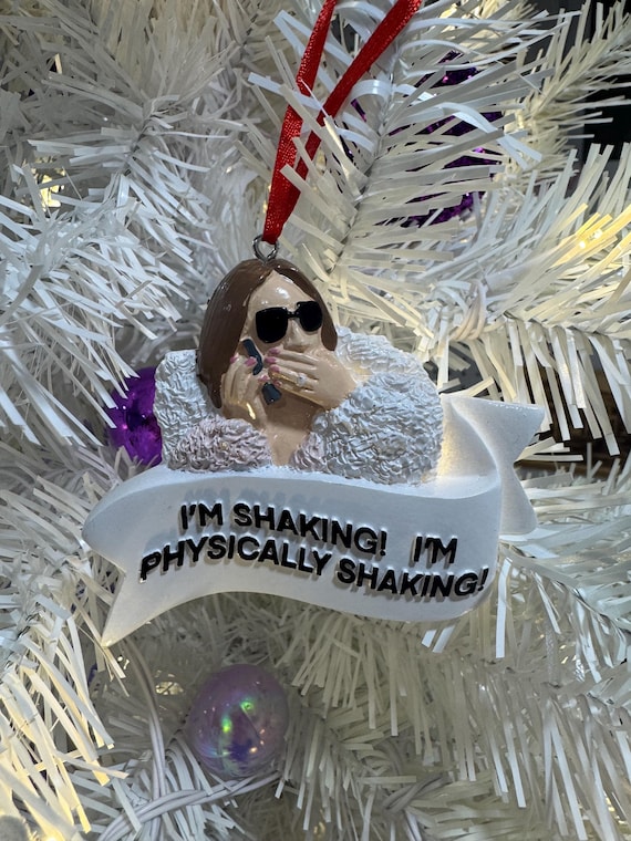 Bravo’s Real Housewives of Salt Lake City Lisa Barlow “I’m Shaking I’m Physically Shaking” Christmas Ornament