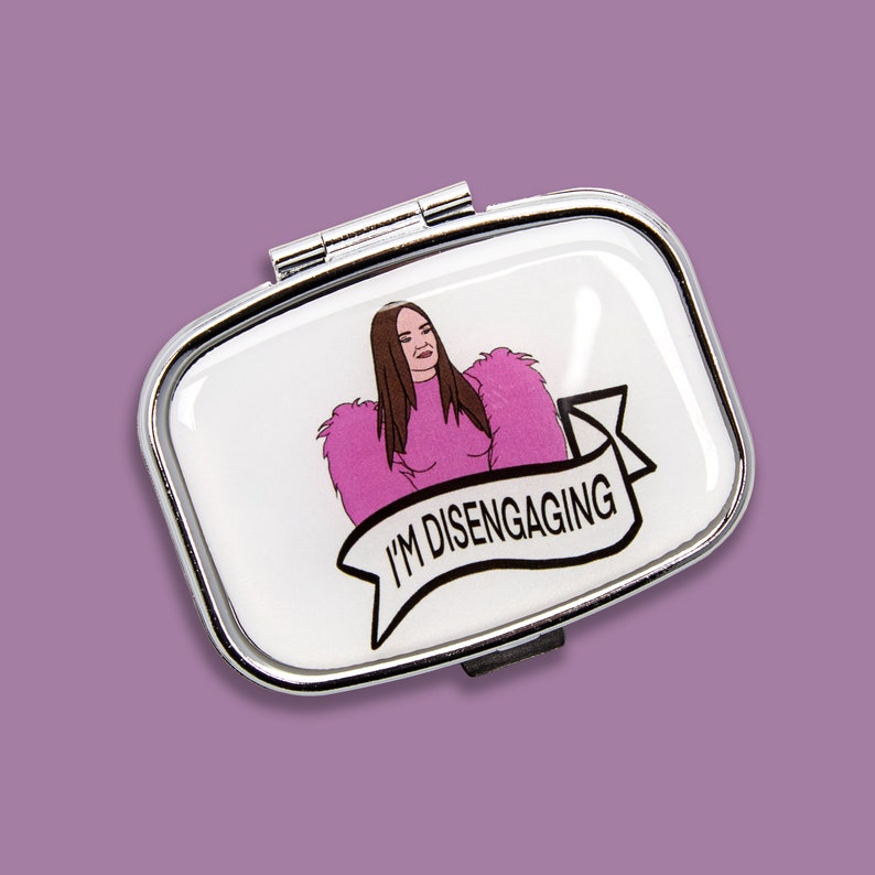 Real Housewives of SLC Meredith Marks Im Disengaging Inspired Pill Case image 1