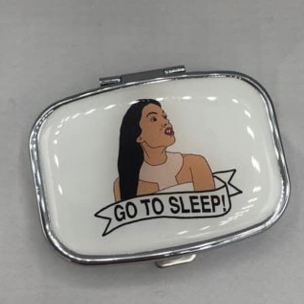 Bravo RHONY Bethenny Frankel “Go To Sleep” Inspired Pill Case