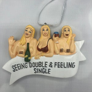 Bravo Real Housewives Of New York Sonja, Leah & Tinsley Inspired Christmas Ornament