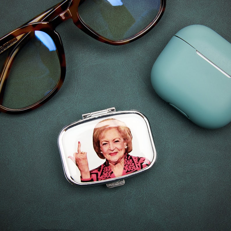 Betty White Golden Girls Inspired Pill Case image 2