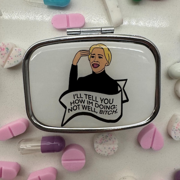 Bravo RHONY Dorinda Medley “Not Well” Pill Box