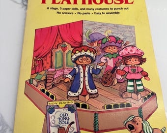 Vintage 1980 Strawberry Shortcake's Playhouse book by Random House