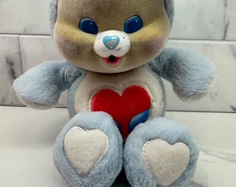 Vintage 1986 Kenner Lil' Swift Heart Rabbit from the Care Bears Cousins Cubs Line