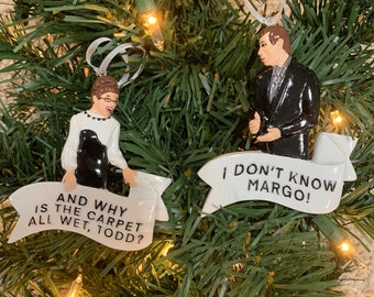 National Lampoon’s Christmas Vacation Inspired “Why Is The Carpet all Wet, Todd” ornament set