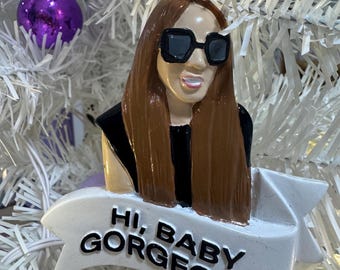 Bravo’s Real Housewives of Salt Lake City Lisa Barlow “Hi Baby Gorgeous” Christmas Ornament