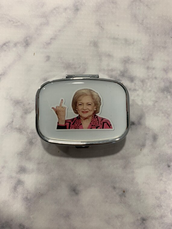 Betty White Golden Girls Inspired Pill Case pic