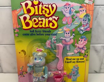 NIP Vintage 1991 Tyco Bitsy Bears  "Blossom Bear"