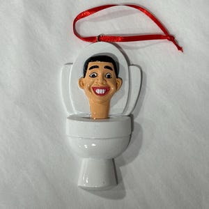 Skibidi Toilet Christmas Ornament