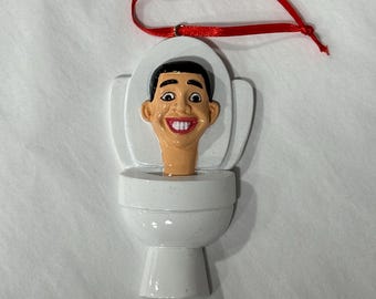 Skibidi Toilet Christmas Ornament