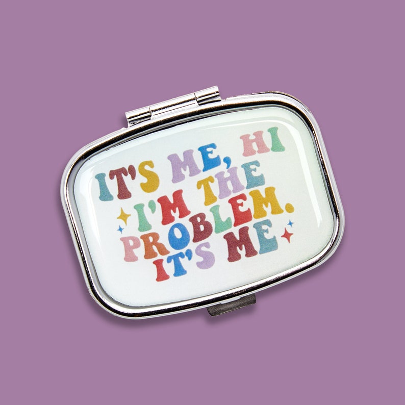 Taylor Swift Its Me Hi, Im the Probelm Its Me Anti-Hero Inspired Pill Case image 5