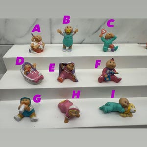 Vintage Cabbage Patch Miniature Figurines