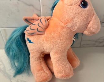 Vintage 1984 My Little Pony Hasbro Softies Firefly plush Pony