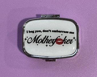Sabrina Carpenter Please Please Please inspired Pill Case