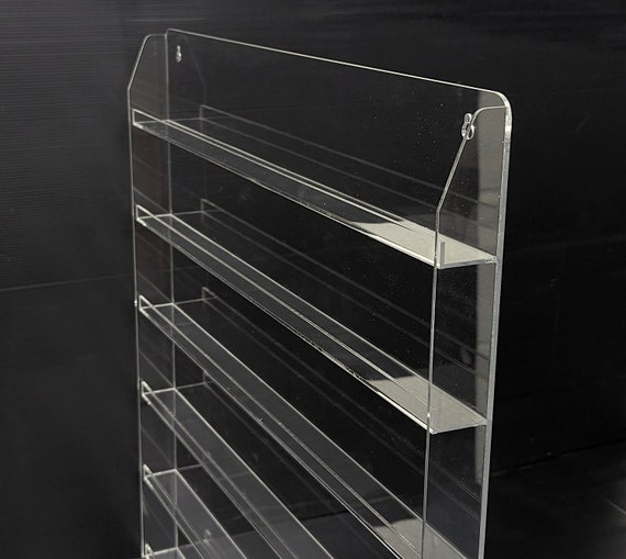 Cq acrylic Clear Nail Polish Organizers And Storage,5 Layer Nail Polish Rack  Tabletop Display Stand Holds Up to 55 Bottles, Acrylic 5 Tier Essential  Oils Holder For Professional Nail Salon 5 layers (Hold 55 bottles)