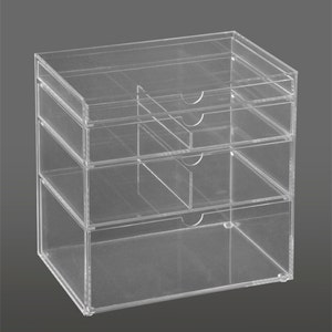 4 Drawer Makeup Organizer Mini by The GlamoureBox A4M image 1