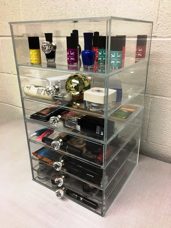 VC XL Brush Holder With Lid Acrylic Makeup Storage Organiser -  Israel