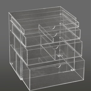 4 Drawer Makeup Organizer Mini by The GlamoureBox A4M image 2