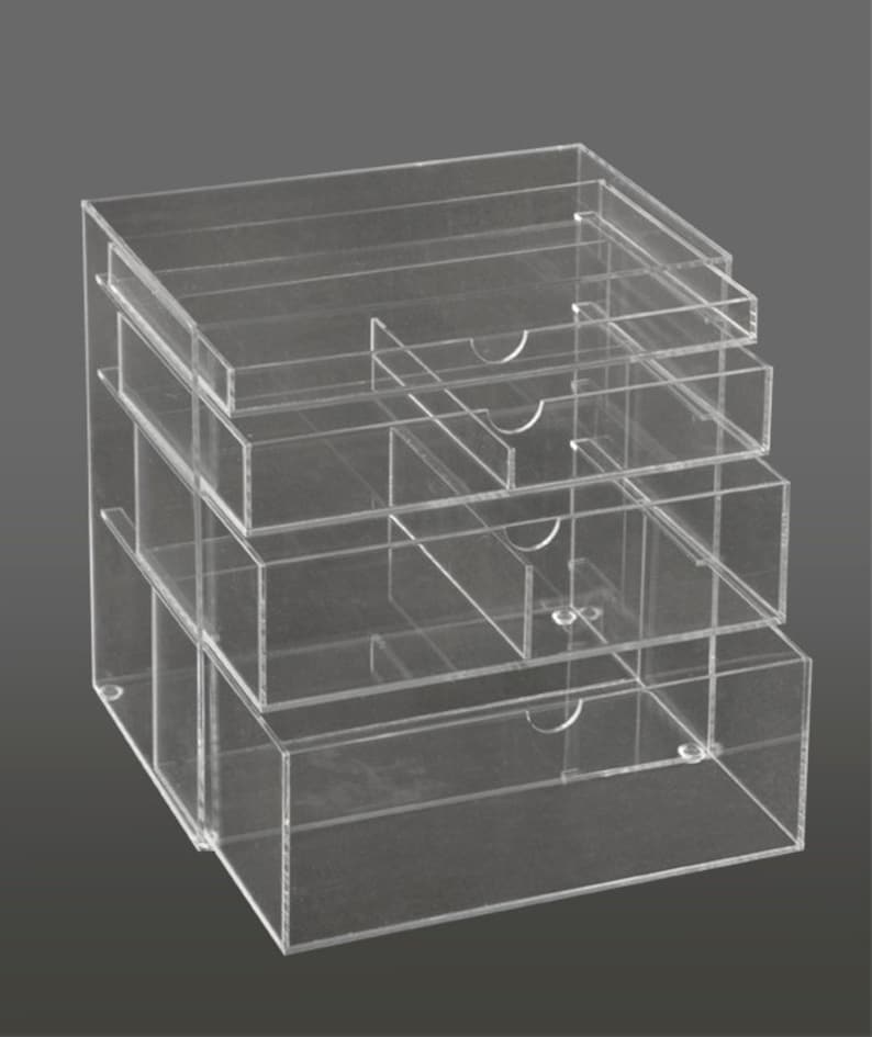 4 Drawer Makeup Organizer Mini by The GlamoureBox A4M image 2