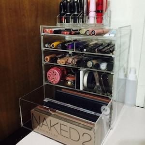 Makeup Organizer 5 Drawer Clear Acrylic A5M by GlamoureBox image 7