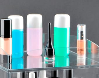 Acrylic makeup organizer organiser storage - DISPLAY TRAY Short Rows