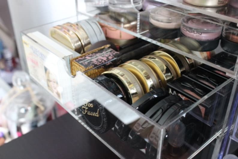 4 Drawer Makeup Organizer Mini by the Glamourebox A4M Etsy