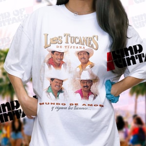 Vintage Los Tucanes de Tijuana Tee 1995 | Mundo de Amor Shirt | 90s Banda Retro T-Shirt | Mexican Norteño Band Tee