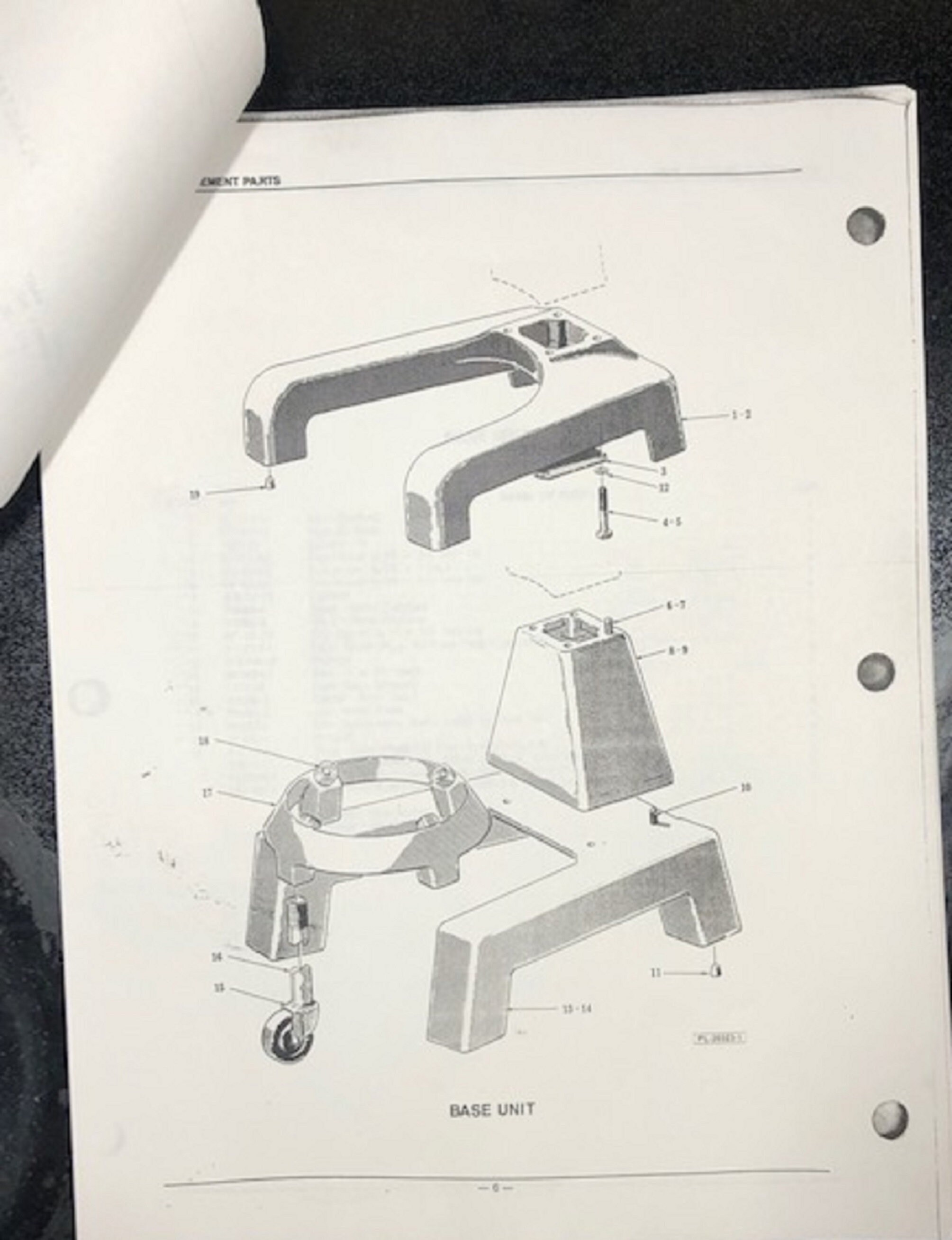 Hobart Mixers Models A200 & AS200 Catalog of Replacement Parts FREE